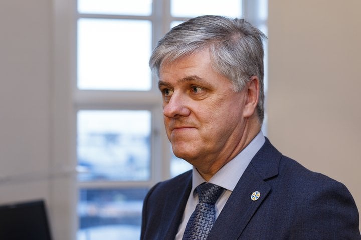 Benedikt Jóhannesson fjármálaráðherra.