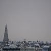 Skyggni: Lítið. Reykjavík í morgunsárið.