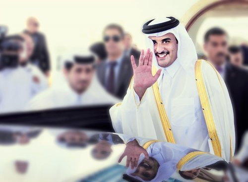 Emírinn af Katar, Sheikh Al-Thani.