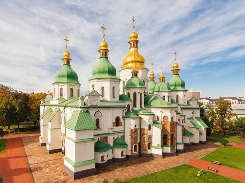 Sofia-dómkirkjan í Kíev. Mynd: Wikipedia