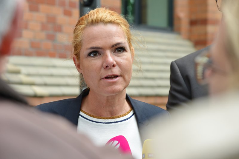 Inger Støjberg nýtur persónufylgis og úrsögn hennar úr Venstre er áfall fyrir flokkinn. Mynd: EPA