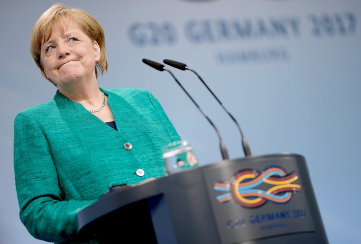 Angela Merkel, kanslari Þýskalands, er sögð hafa unnið gott verk sem fundarstjóri G20-ráðstefnunnar.
