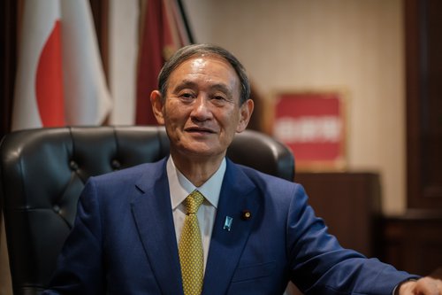 Yoshihide Suga forsætisráðherra Japans. Mynd: EPA