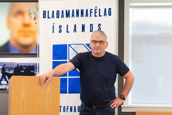 Hjálmar Jónsson er formaður Blaðamannafélags Íslands