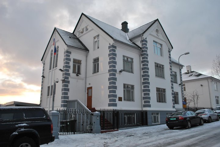 Rússneska sendiráðið í Reykjavík.