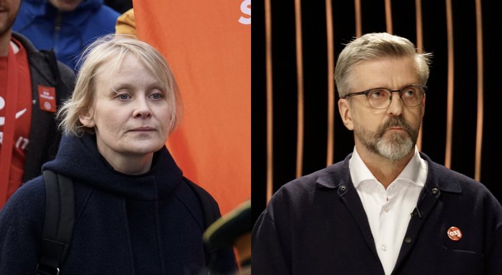 Sólveig Anna Jónsdóttir og Gunnar Smári Egilsson.