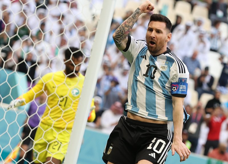 Lionel Messi, fyrirliði Argentínu. Mynd: EPA