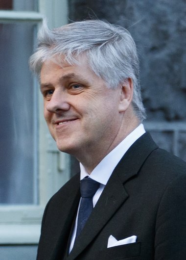 Benedikt Jóhannesson, fjármálaráðherra.