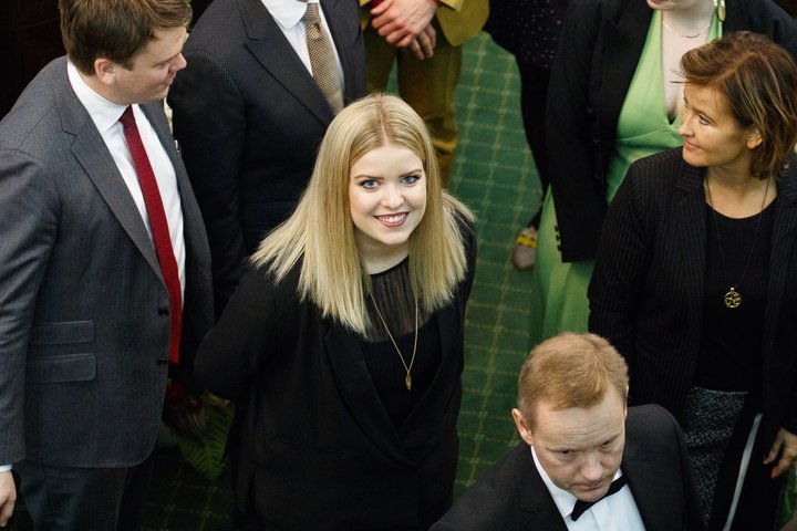 Áslaug Arna Sigurbjörnsdóttir tók fyrst sæti á Alþingi eftir þingkosningarnar 2016.