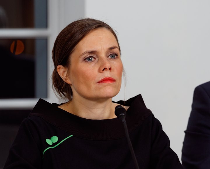 Katrín Jakobsdóttir, formaður Vinstri grænna og forsætisráðherra.