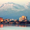 Anchorage, höfuðborg Alaska í Bandaríkjunum