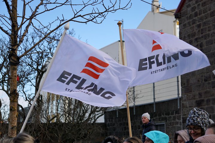 Efling - Samstöðufundur 8. mars 2019 - Verkfall hótelstarfsmanna
