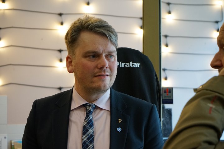 Andrés Ingi Jónsson þingmaður Pírata.