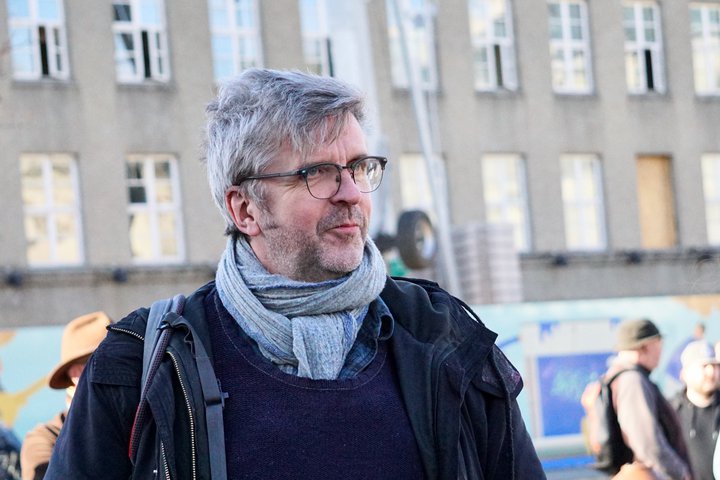 Gunnar Smári Egilsson, formaður framkvæmdastjórnar Sósíalistaflokksins.