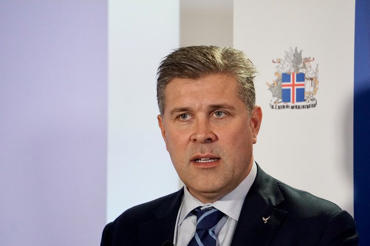 Bjarni Benediktsson fjármálaráðherra lagði fram fjármálaáætlun fyrir árin 2023-2027 í mars.