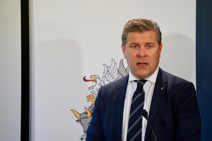 Bjarni Benediktsson kynnir fjarlagafrumvarpið fyrir árið 2019.