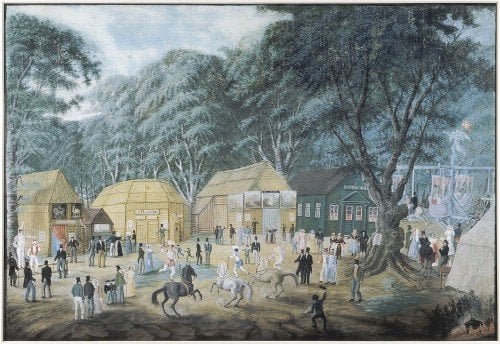 Dyrehavsbakken sirka árið 1825.