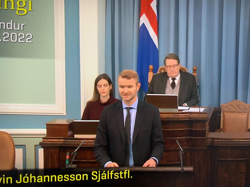 Björgvin Jóhannesson, varaþingmaður Sjálfstæðisflokks.
