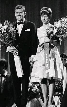 Grethe og Jørgen Ingmann sigruðu Eurovision með laginu Dansevise árið 1963. Mynd: Af Wikipedia.
