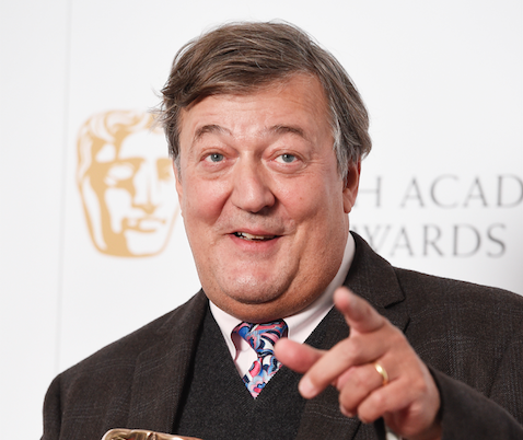 Stephen Fry hefur verið kynnir á BAFTA-verðlaunahátíðinni í Bretlandi í ellefu skipti.