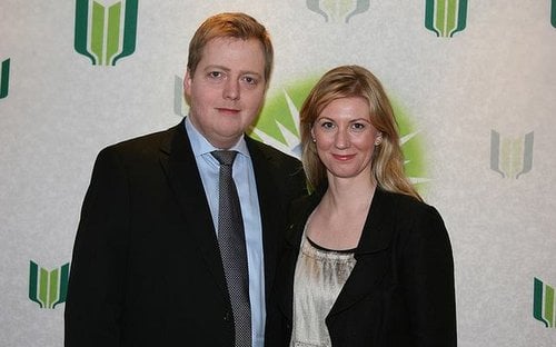 Sigmundur Davíð Gunnlaugsson og Anna Sigurlaug Pálsdóttir. 