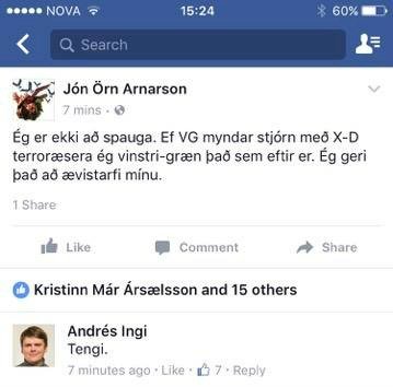 Andrés Ingi Jónsson er þingmaður Vinstri grænna.