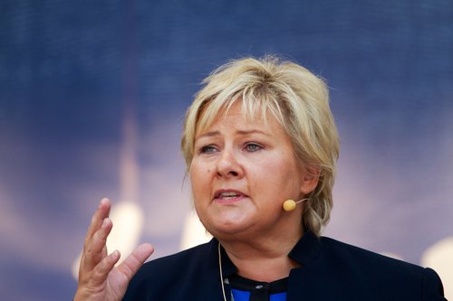 Erna Solberg, forsætisráðherra Noregs.