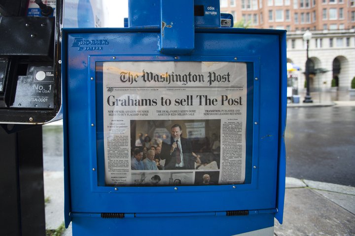 Washington Post er eitt virtasta dagblað í heimi.