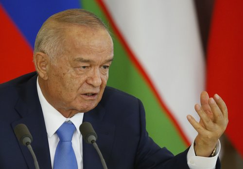 Islam Karimov var einræðisherra í Úsbekistan í tæpa þrjá áratugi. Mynd: EPA.