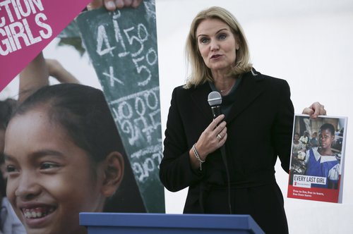 Helle Thorning-Schmidt, framkvæmdastjóri Save the Children International. Mynd: EPA