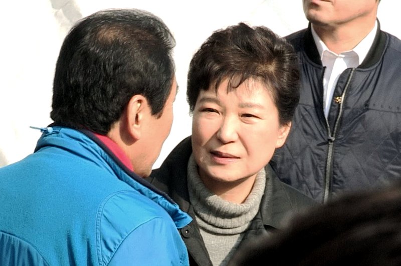 Park Geun-hye, forseti Suður-Kóreu.