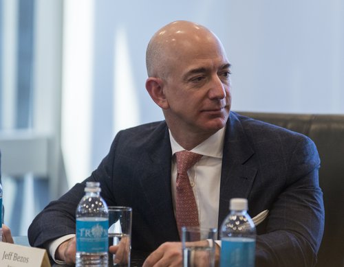 Eignir Jeff Bezos nema 177 milljörðum Bandaríkjadala. Mynd: EPA