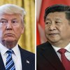 Donald Trump og Xi Jinping.