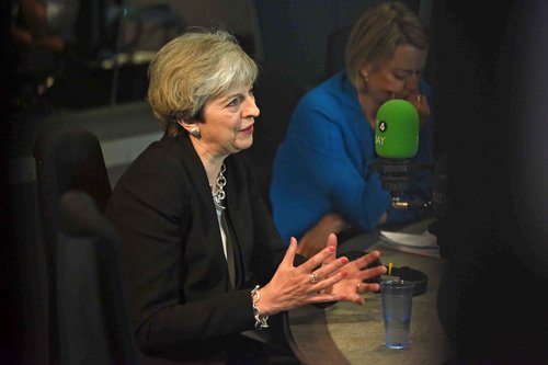 Theresa May, forsætisráðherra Bretlands, var í útvarpsviðtali á BBC í morgun.