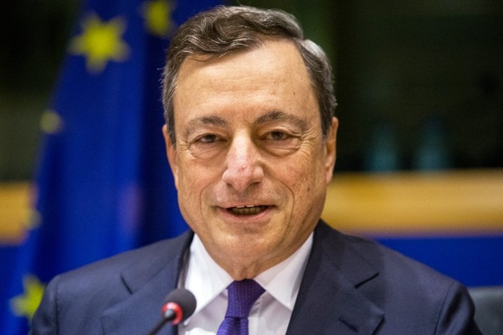 Mario Draghi, bankastjóri seðlabanka Evrópu