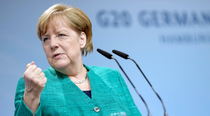 Angela Merkel kanslari Þýskalands.