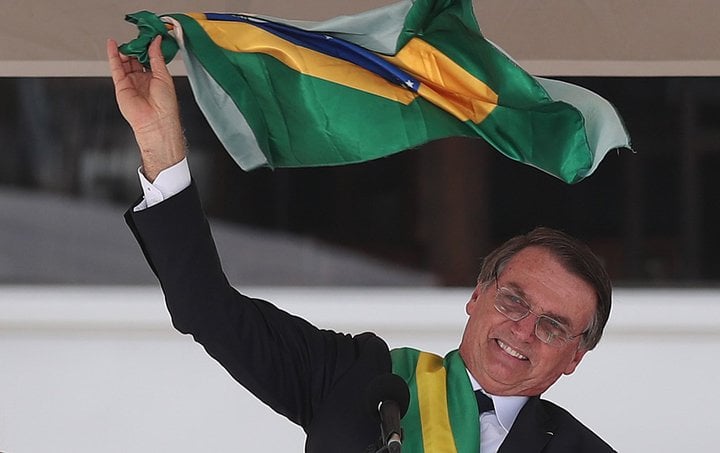 Jair Bolsonaro hefur verið forseti Braslilíu frá árinu 2019.