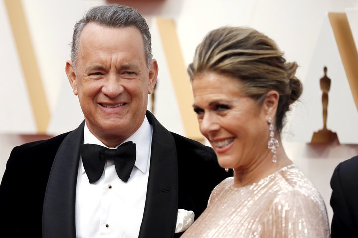 Tom Hanks og Rita Wilson.