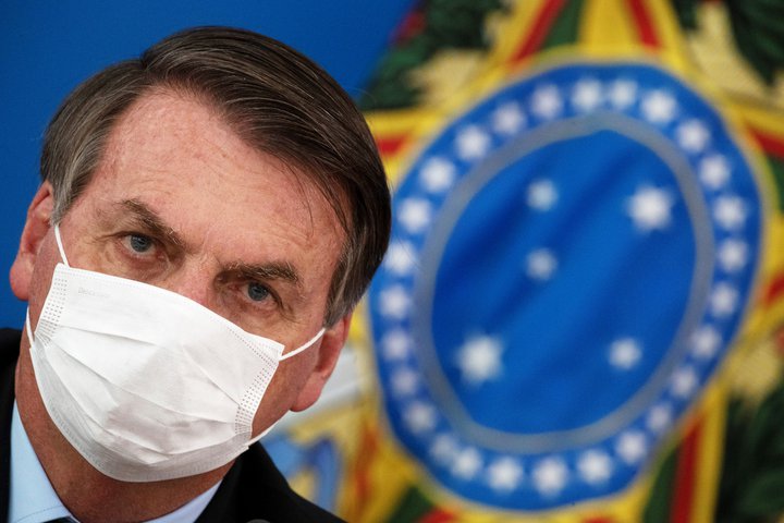 Jair Bolsonaro, forseti Brasilíu.