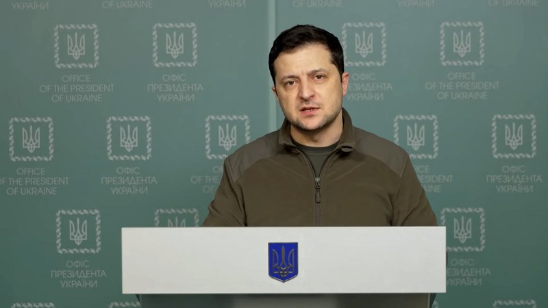 Volodymyr Zelensky, forseti Úkraínu. Mynd: EPA