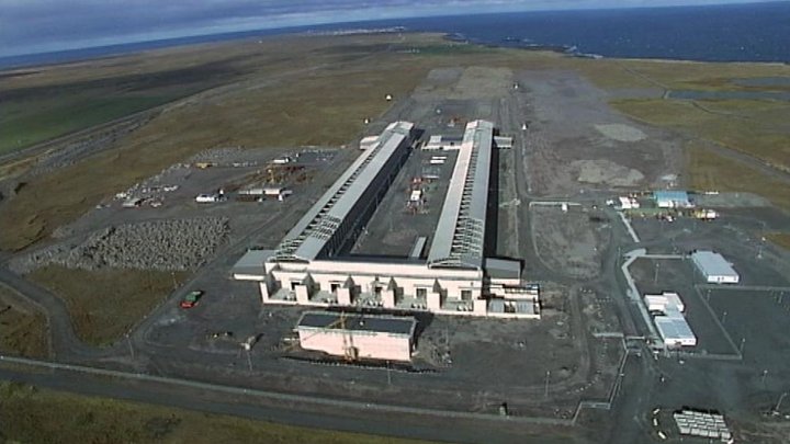 Skóflustunga að því sem átti að verða álver Norðuráls í Helguvík var tekin árið 2008 en framkvæmdin varð aldrei að veruleika.
