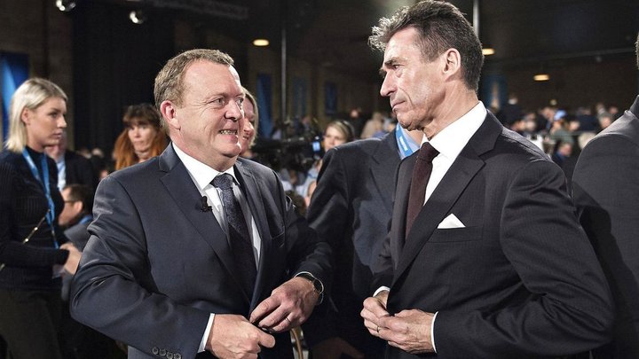  Lars Løkke Rasmussen og Anders Fogh Rasmussen voru tveir af þeim fjórum mönnum sem tóku ákvörðun um hið nýja fyrirkomulag á innheimtu skatta.
