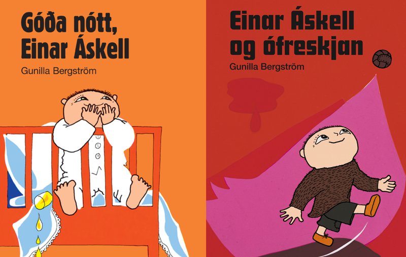 Bækurnar um Einar Áskel slógu í gegn á Íslandi og enn lesa ungir lesendur bækur Gunillu.