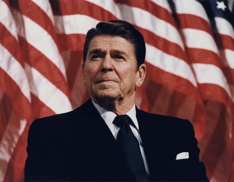 Ronald Reagan, fyrrverandi forseti Bandaríkjanna. Mynd: Wikicommons.