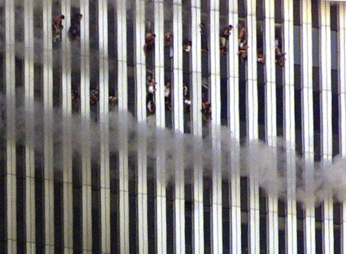 Árásin á World Trade Center í New York 11. september 2001.